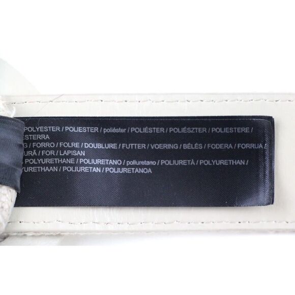 CLASSIC BEIGE CANVAS POLYESTER 1 5/8"Wd DRESS CASUAL WOMEN'S BELT Size S (t61 - Picture 6 of 12